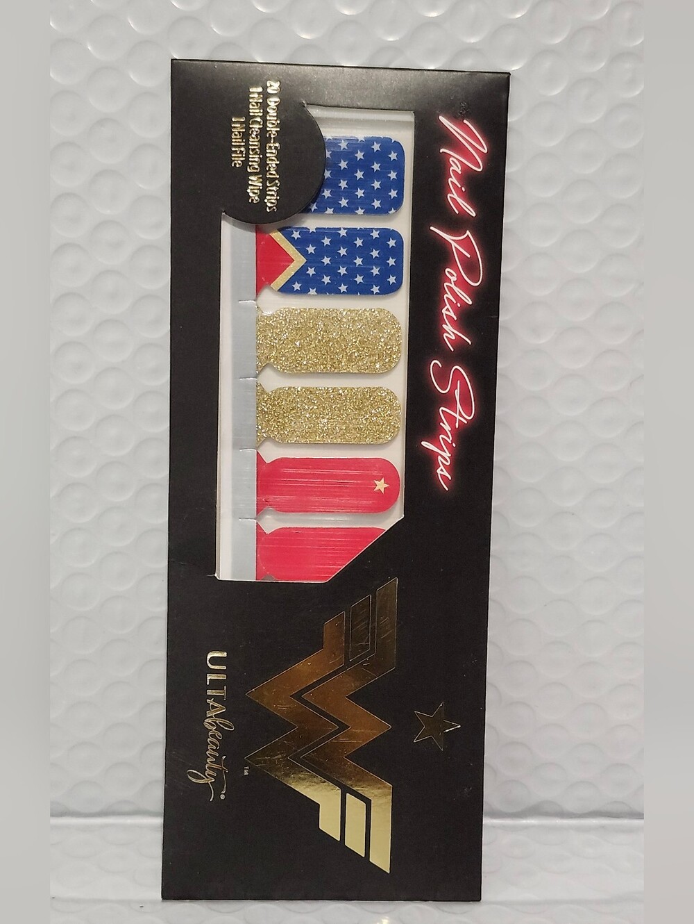 💋5/$25 Ulta Beauty X Wonder Woman 1984 Nail Polish Strips
